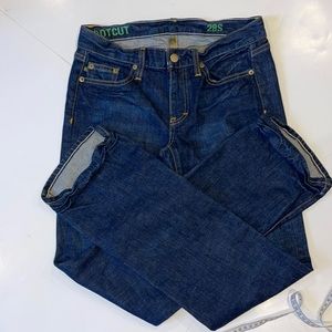 J.CREW bootcut classic rinse wash jean